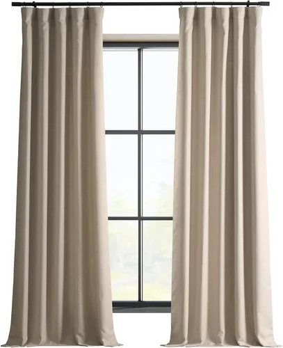 Miniatura 9 de HPD Half Price Drapes Cortinas italianas de lino sintético de 84 pulgadas de largo, cortinas de oscurecimiento para dormitorio y sala de estar, 50 x