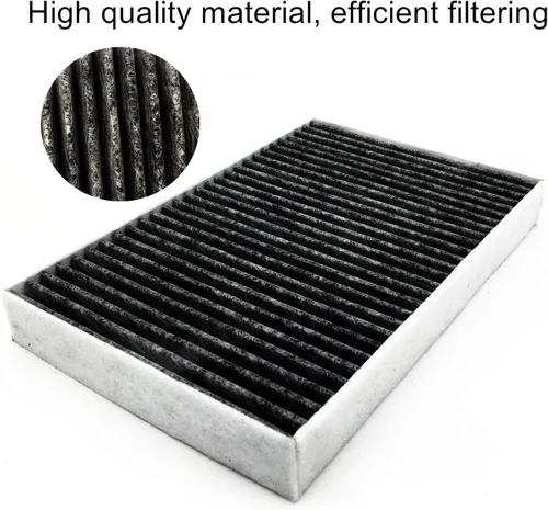 Miniatura 3 de Filtro de aire de cabina para Tesla Model S con carbón activado 2016+ Model S Fit 21072736-00-A 1072736-00-B (2016+ carbón activado)