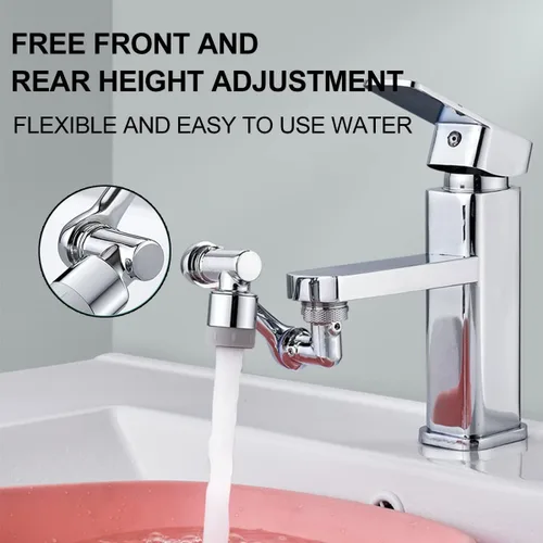 Miniatura 7 de Extensor de grifo de 1080° para lavabo de baño, aireador extensor de grifo giratorio, accesorio de grifo giratorio, aireador de grifo giratorio