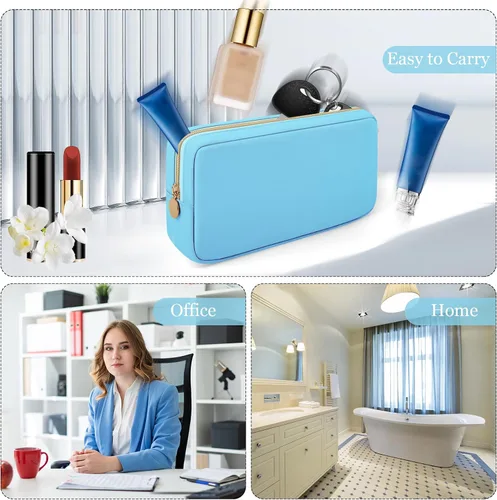 Miniatura 5 de XSUIOY Bolsa de maquillaje de viaje para bolso, bonita bolsa de maquillaje preparada para cosméticos, bolsa organizadora para mujeres, bolsa