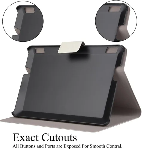 Miniatura 6 de Funda para Kindle Fire HDX7, ultraligera de piel sintética con función de encendido y apagado automático inteligente, funda delgada con ranura
