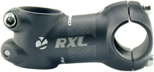 RXL SL 25.4 vástago de fibra de carbono vástago 6° vástago MTB vástago de bicicleta de montaña vástago grado 6 para bicicleta de carretera MTB Negro