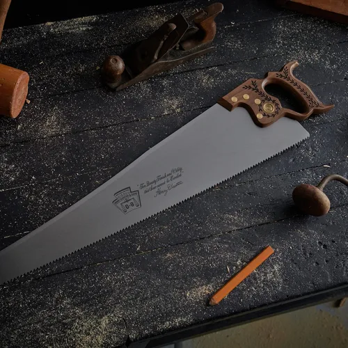 Miniatura 7 de Disston Sierra de rasgado profesional con mango de nogal de 26" para madera