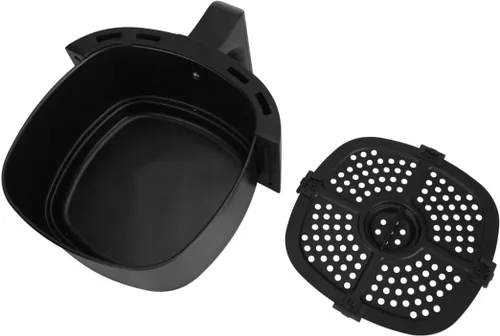 Miniatura 5 de Freidora de aire de capacidad de 2.2 cuartos de galón, antiadherente, cesta apta para lavavajillas, 1150 W, color negro