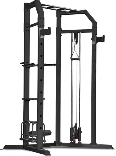 Marcy Strength Training Home Gym Cage with Pulley System for Weightlifting, Bodybuilding, Full Body Workout Equipment for Home Exercise