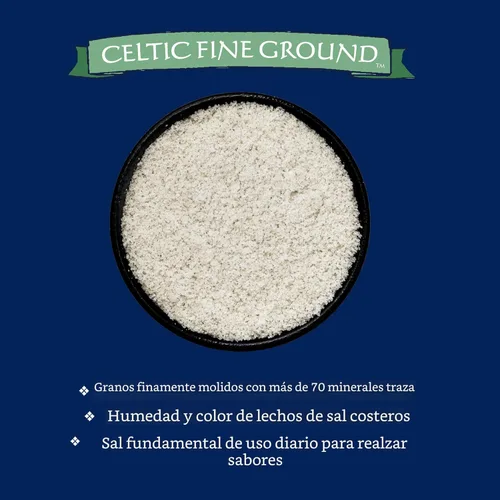 Miniatura 4 de Celtic Sea Salt - Bolsa resellable de sal fina molida, 8 oz