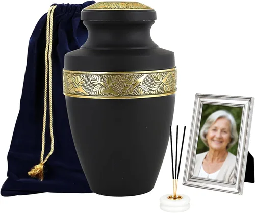 Miniatura 19 de Urnas para cenizas humanas adultas, mujeres y hombres de más de 200 pulgadas cúbicas, urna decorativa de entierro, urnas de cremación funeraria