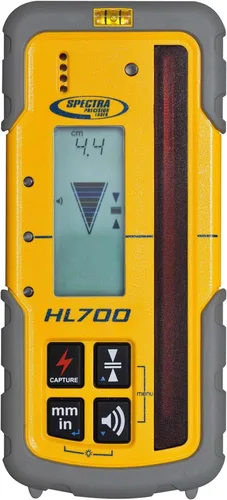 Miniatura 4 de Spectra Precision Receptor de lectura digital HL700 para rendimiento básico y avanzado, gran altura de recepción de 5 pulgadas (5.0 in), pantallas
