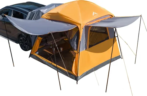 Miniatura 8 de uniHimal SUV Tent for Camping,Waterproof PU2000mm, Fits 5-8 People,Spacious Double Layer Design, Includes Rainfly & Storage Bag, 8FT L x 8FT W x