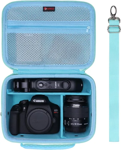 Miniatura 11 de XANAD Bolsa de cámara DSLR para cámaras sin espejo Canon EOS RebelT7/R100/R50/R6 Mark II/R50 V/R8/R10/R6 Mark III/R5 Mark II/RP SLR sin espejo