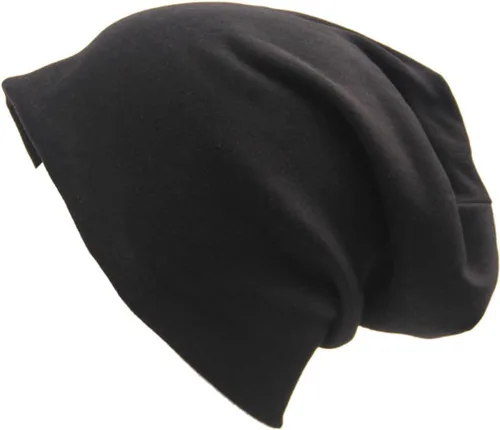 Miniatura 13 de UTTPLL Gorros de algodón holgados unisex ligeros, hip-hop, suaves, holgados, elásticos, gorros de quimioterapia para hombres y mujeres