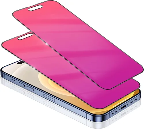 Miniatura 13 de Paquete de 4 protectores de pantalla de privacidad para iPhone 16 Pro Max de 6.9 pulgadas, vidrio templado para iPhone 16 ProMax, marco de luz