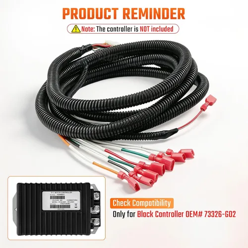 Miniatura 2 de CLUBRALLY Arnés de cableado de control de carrito de golf para modelos PDS eléctricos EZGO de 36 V, se adapta al controlador # 73326-G02, arnés