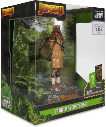 Miniatura 6 de McFarlane Toys - Figura posada de Franklin Mouse Finbar (Jumanji) de Movie Maniacs de 6 pulgadas