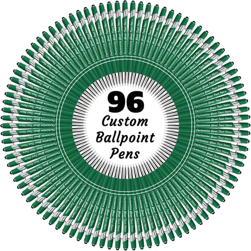 Miniatura 28 de 12 bolígrafos personalizados a granel, bolígrafos personalizados con grabado personalizado con nombre o texto, regalo ideal de aniversario