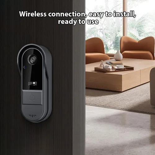Miniatura 2 de Timbre inalámbrico con pantalla IPS de 4.3 pulgadas con cámara al aire libre IP65 impermeable 1080P timbre inalámbrico intercomunicador visión