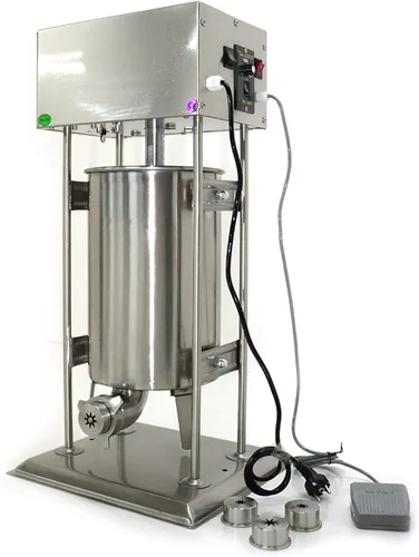 Miniatura 9 de Churro Maker, máquina de churro de tipo vertical, manual de acero inoxidable, máquina de churrera con rosquilla española con capacidad de 15 L y 4