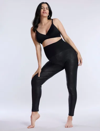 Miniatura 41 de Motherhood Maternity Leggings esenciales elásticos de longitud completa para mujer, ajuste secreto sobre el vientre