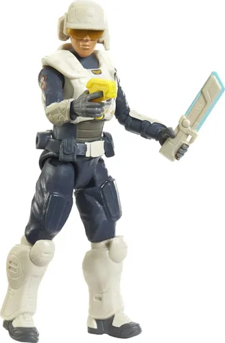 Mattel Figura de acción Fremont de guardia de seguridad Lightyear de Disney y Pixar, articulación de 12 puntos y accesorios de película, escala de 5
