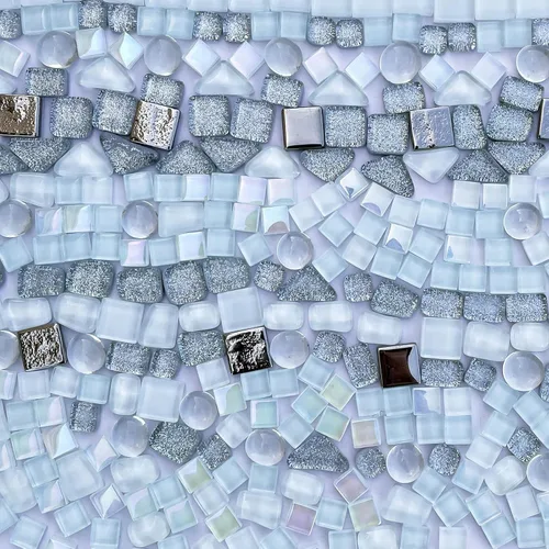 Miniatura 14 de LITMIND 1.1LB Azulejos de Mosaico de Cristal Irregular de Colores Surtidos - Perfectos para Manualidades Artísticas, Proyectos de Creación de Mezcla