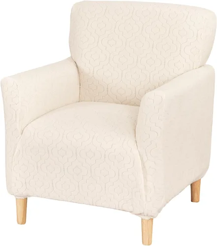 Miniatura 54 de FUANGUI Funda para Sillón de Banquete con Brazos Fundas para Sillas Elásticas Funda para Sillón Club Funda Suave para Sillón Sofá Cubiertas 03