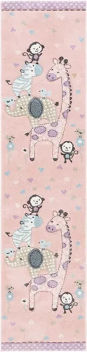 Miniatura 25 de SAFAVIEH Carousel Kids Collection - Alfombra decorativa de 2 x 3 pies, color marfil, diseño animal, no desprende pelusa y de fácil cuidado, ideal