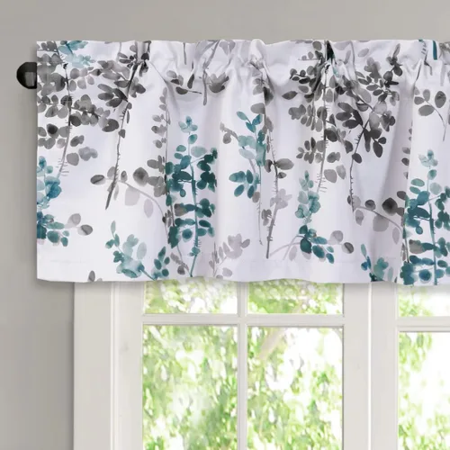 Miniatura 12 de H.VERSAILTEX Cenefa para ventanas de cocina, baño, sala de estar, dormitorio, cenefa opaca con aislamiento térmico y bolsillo para barra, 52