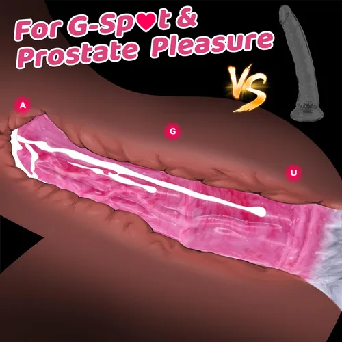 Miniatura 3 de Consolador de caballo realista de silicona, consolador anal monstruo de 12 pulgadas de largo y grueso, juguete sexual anal con ventosa, juguete