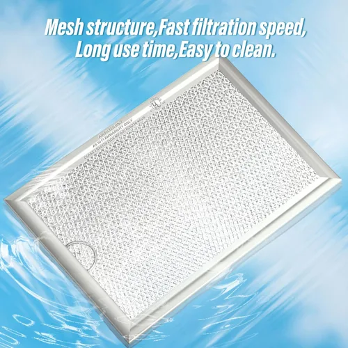 Miniatura 5 de 2 filtros de grasa de microondas de 7.9 x 5.9 pulgadas de repuesto para Frigidaire 5303319568, reemplazo de filtro de grasa de repuesto