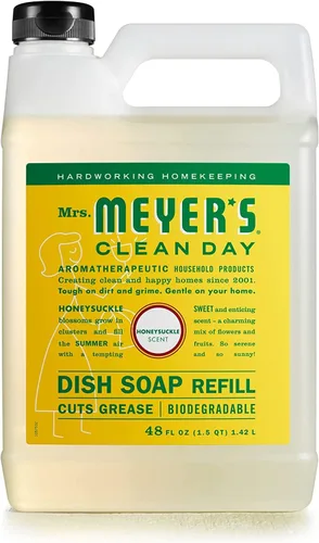 Miniatura 154 de Mrs. Meyer’s Clean Day - Detergente líquido para platos, aroma a lavanda, botella de 16 oz