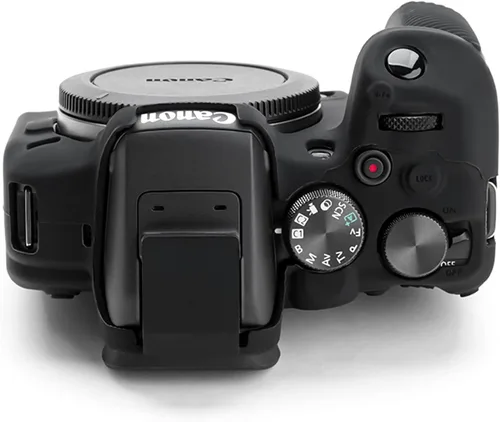 Miniatura 3 de Rieibi EOS R10 - Funda de silicona para cámara digital Canon eos R10 - Funda protectora de silicona para Canon R10 - Negro