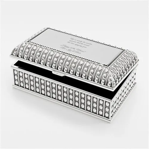 Miniatura 2 de THINGS REMEMBERED Caja de recuerdo rectangular antigua (personalización gratuita)
