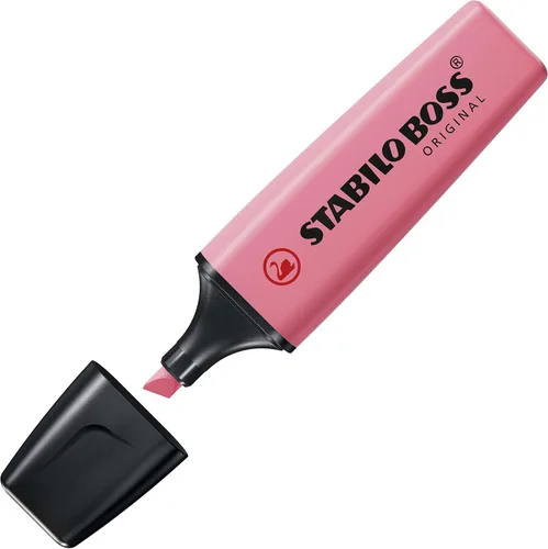 Miniatura 2 de STABILO Boss Original - Marcador de Resaltar Pastel, Rosa Flor de Cerezo, 5mm, 70/150 Rosa (Cherry Blossom Pink)