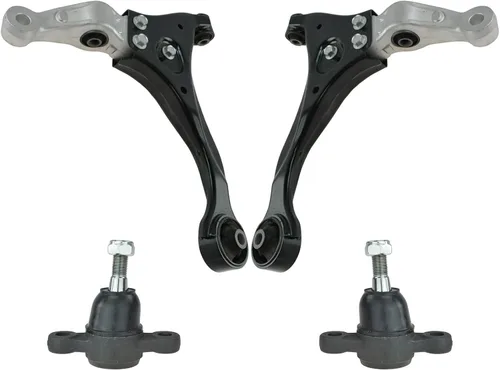 Miniatura 8 de TRQ Brazo de control delantero superior e inferior con rótula juego de 4 piezas compatible con Land Rover Range Rover 2003-2012