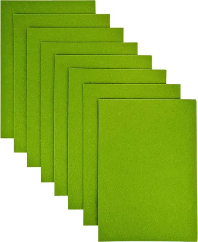 Miniatura 17 de Jtnohx - Fieltro rígido, hojas de fieltro de 2 mm de grosor para manualidades, cuadrados de tela de fieltro dura de 20,3 x 30,5 cm, 8 piezas
