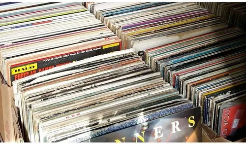 VILLAGE MUSIC WORLD - Mystery Box Discos de vinilo Álbumes de música LPS Bulk Lot Randomly Chosen Vintage LP originales con mangas Lote de 50