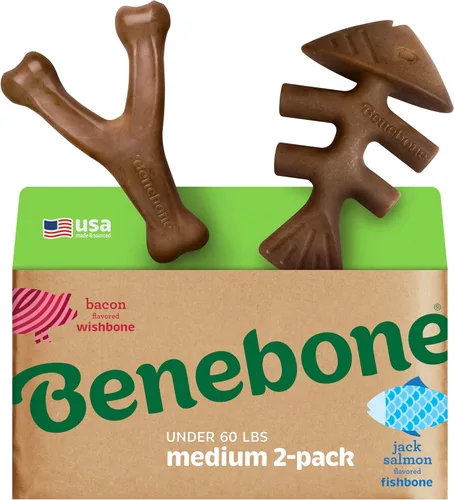 Miniatura 17 de Benebone - Paquete de 4 juguetes para masticar pequeños para perros agresivos, fabricados en Estados Unidos, para perros de 13.6 kg y menos