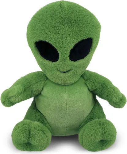 DolliBu Peluche alienígena de peluche, alienígena verde suave, abrazable, adorable juguete de peluche de criatura espacial, lindos regalos extraños,