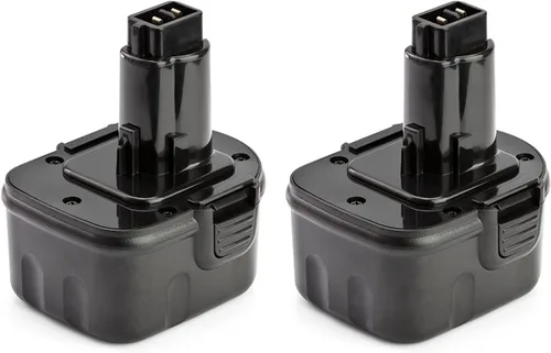 ExpertPower Paquete de 2 baterías NiCd de 12 V 2000 mAh para Dewalt DC9071 DW9072 DW9071 DE9075 DE9074 DE9072 DE9071 DE9037 397745-01 152250-27