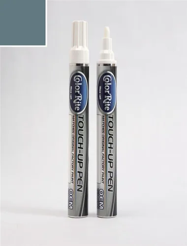 Miniatura 133 de Tarro de media onza para pintura de retoque automotriz Chrysler Pacifica – Moderno efecto azul Clearcoat PBl/EBL – Color+paquete de capa