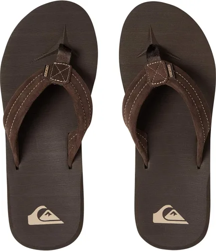 Miniatura 10 de Quiksilver Men's Carver Suede 3 Point Flip Flop Athletic Sandal
