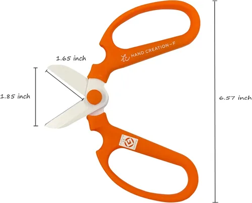 Miniatura 7 de Sakagen Flower Scissors Hand Creation F-170 (naranja, 6.693 in)