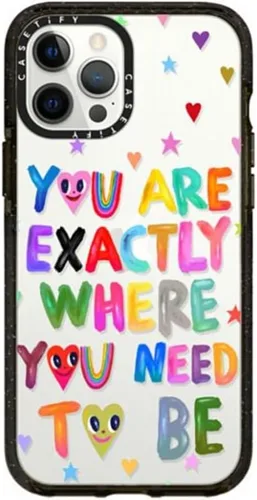 Miniatura 70 de Funda CASETiFY Impact para iPhone 12 Pro Max - Blanco Nubes - Negro Claro Nubes Blancas