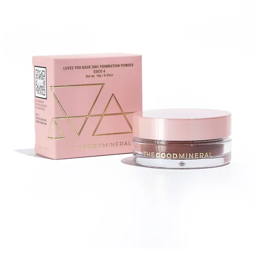Miniatura 17 de The Good Mineral Loves-You-Back Base de maquillaje mineral en polvo 3 en 1 (BEIGE 3) Diseñada para pieles sensibles y propensas al acné Unifica