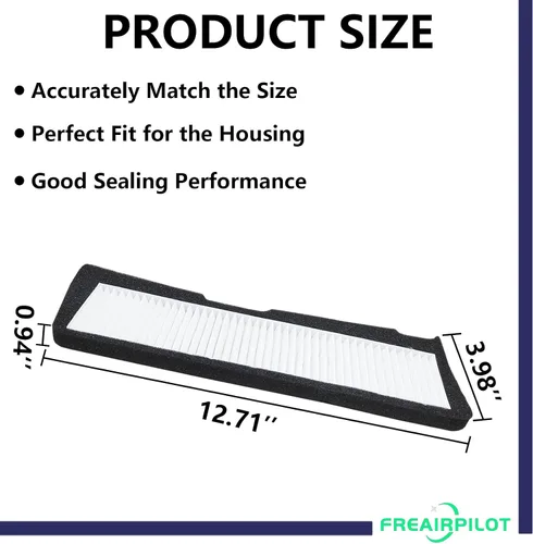 Miniatura 2 de Filtro de aire de cabina Freairpilot FAP-0005, repuesto para Tesla Model 3 (externo) 2021-2024.