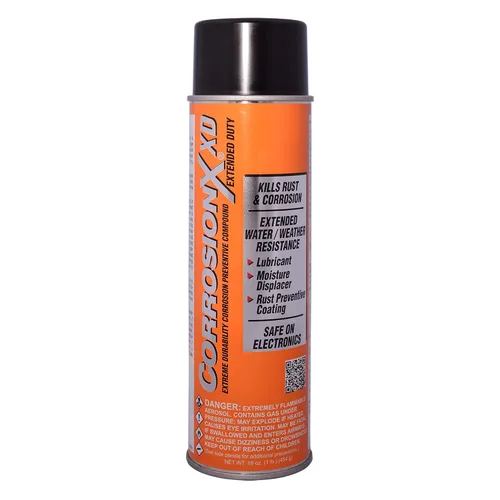Miniatura 10 de CorrosionX Extended Duty, lubricante industrial y preventivo de corrosión, protección duradera contra el óxido y la sal, resistente a la intemperie