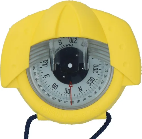 Miniatura 4 de AB Tools Plastimo Iris 50 - Brújula de mano de alta visibilidad, color amarillo