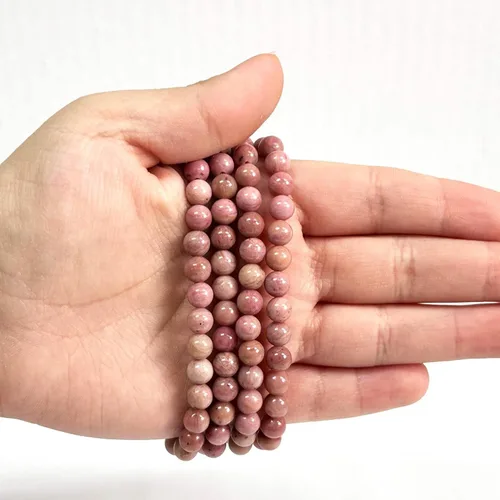 Miniatura 371 de Gem Avenue Handmade Round Bead Stretch Bracelet Unisex Natural Stone Beaded Jewelry for Men & Women, Elastic Wristband for Daily Wear