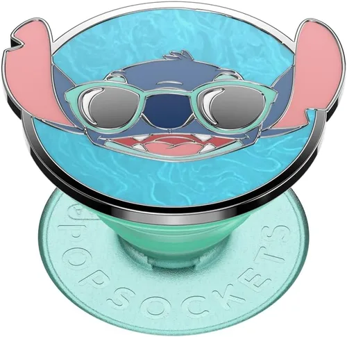 Miniatura 18 de PopSockets - Agarre para teléfono con soporte expandible, agarre adhesivo, Lilo & Stitch - Stitch Globo de Nieve Tidepool Sitch globo de nieve