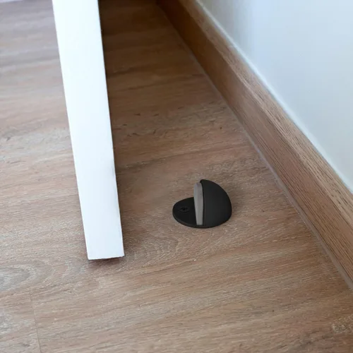 Miniatura 9 de Design House Design House 189134 - Protector de pared para puerta con tapón de goma, color negro mate, 5 unidades, 189134